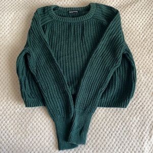 American apparel small green knitted sweater